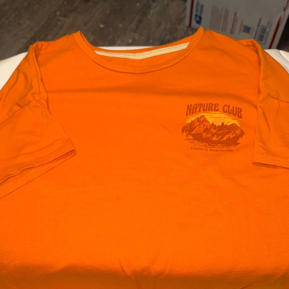Orange Nature Club T-Shirt